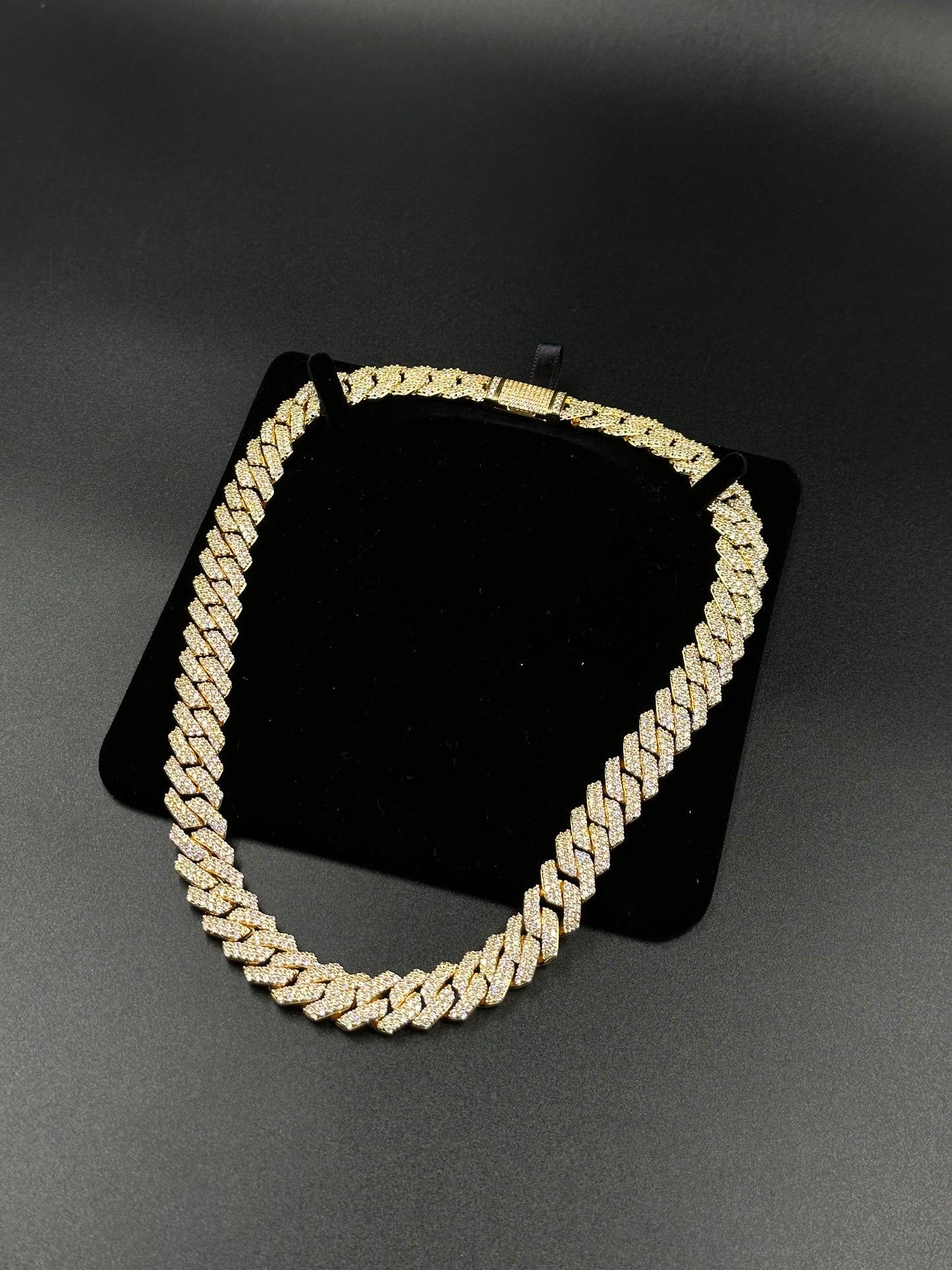 Chaîne à maillons cubains 14mm (Miami prong)