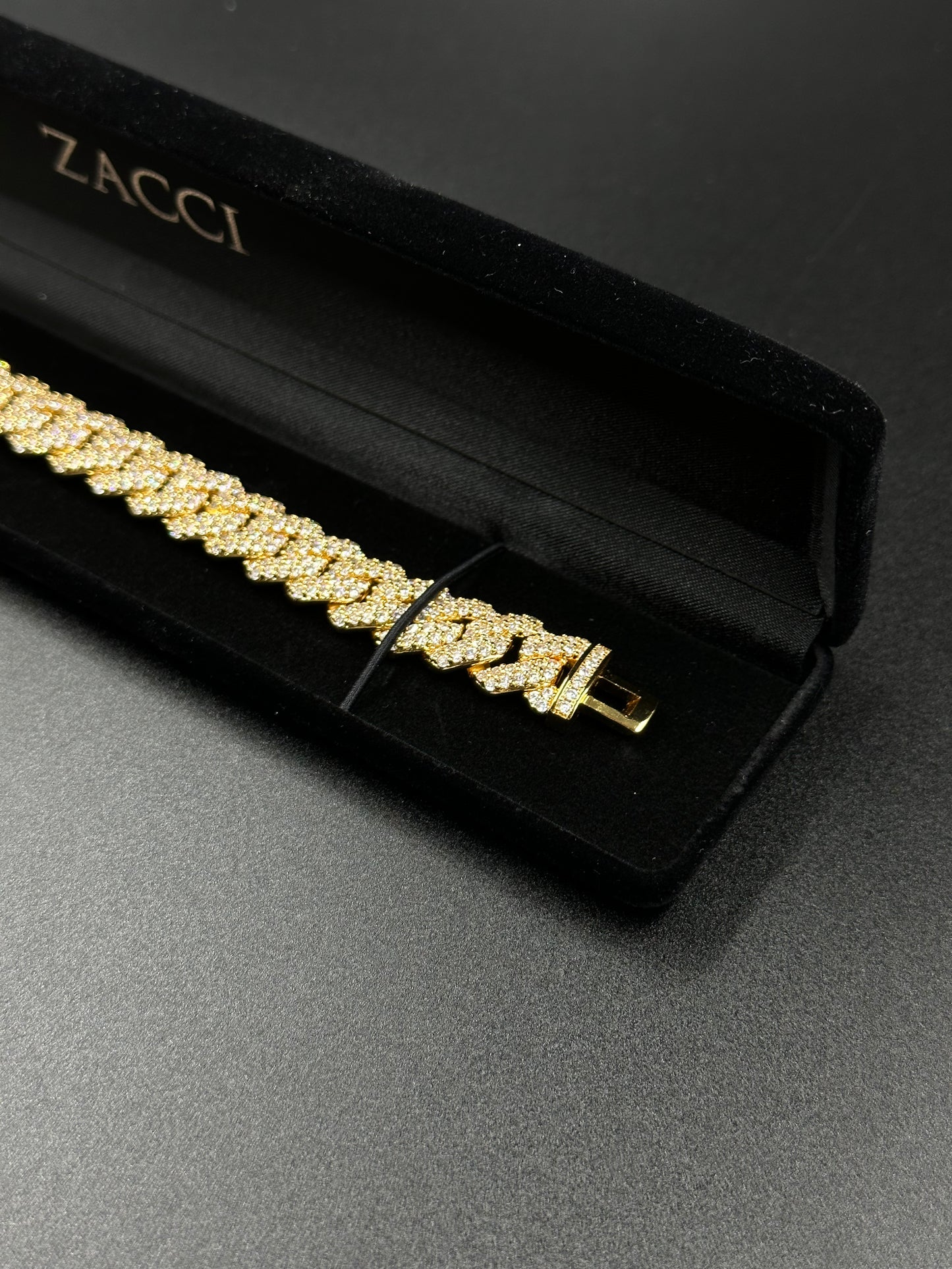 Bracelet à maillions cubains 14mm