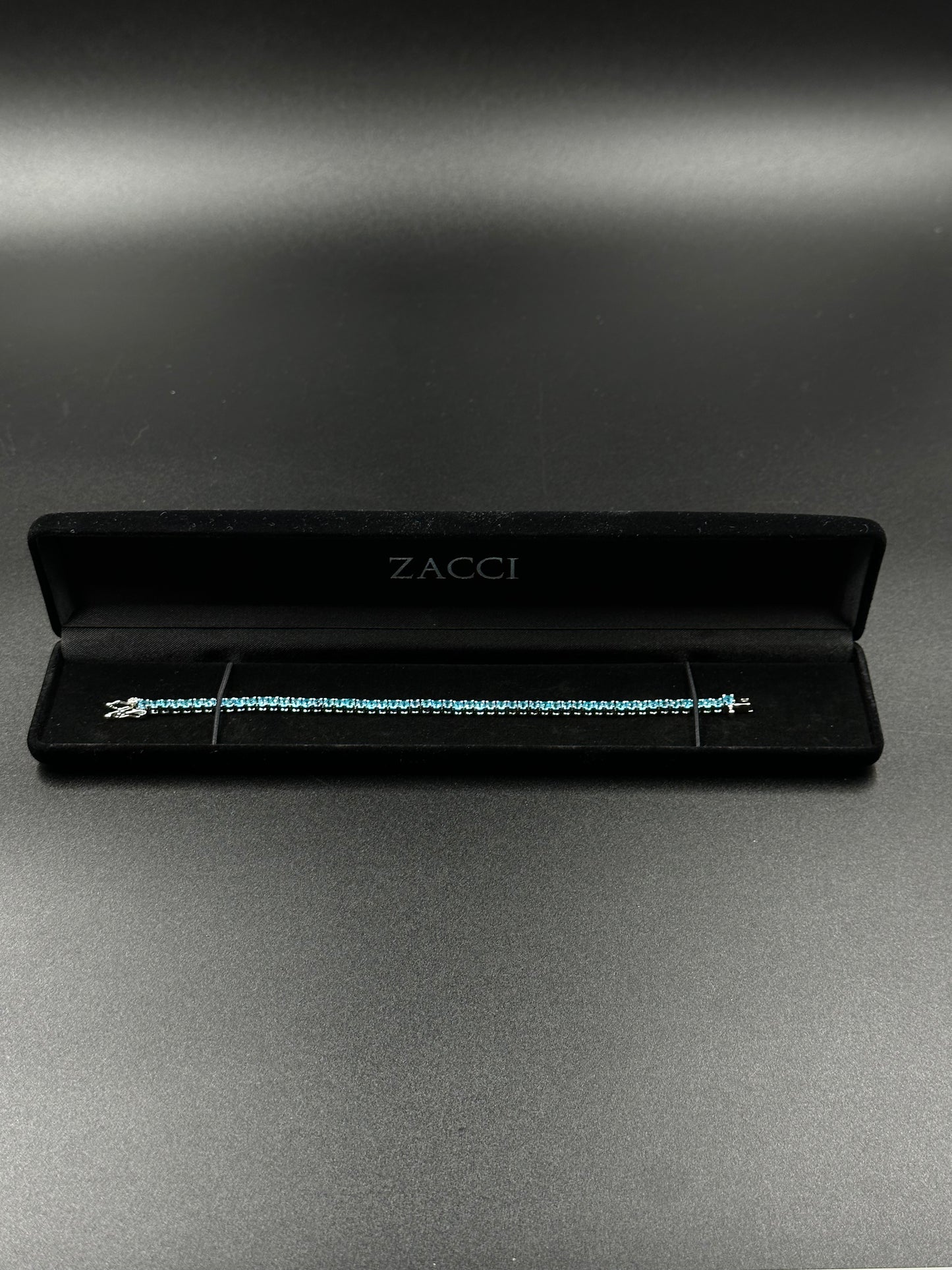 Bracelet tennis 3mm blue