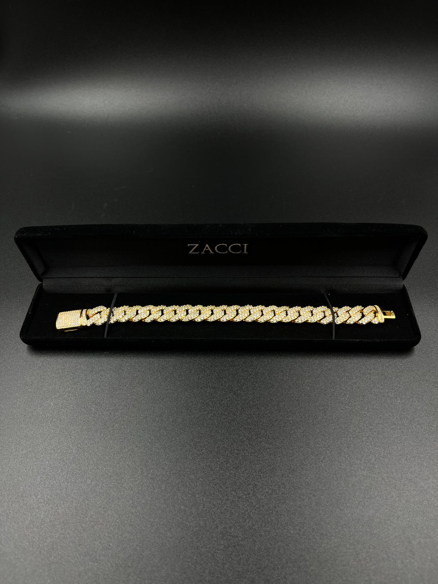 Bracelet à maillions cubains 14mm