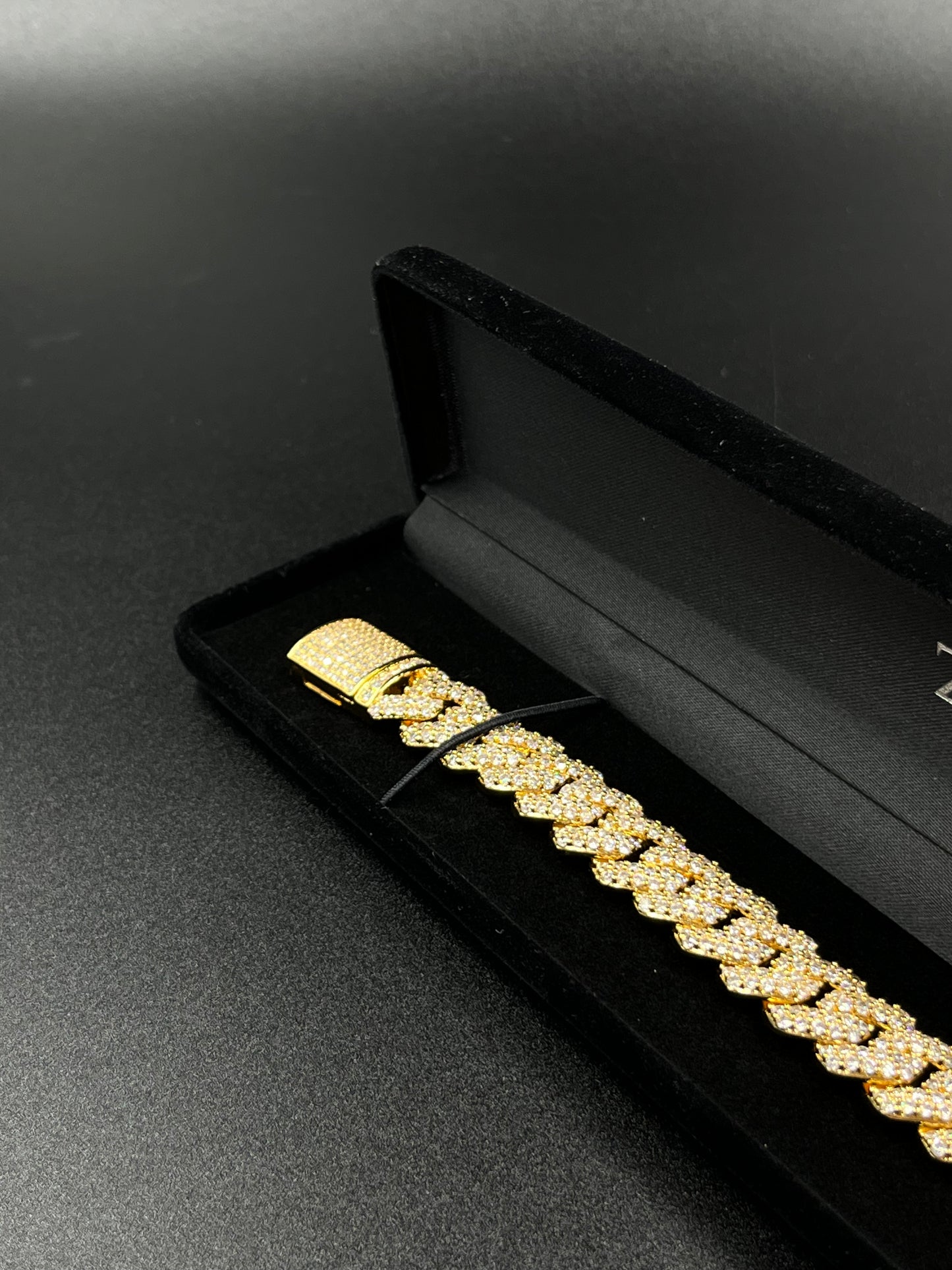 Bracelet à maillions cubains 14mm