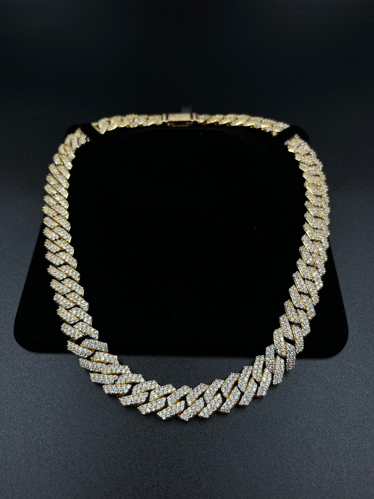 Chaîne à maillons cubains 14mm (Miami prong)