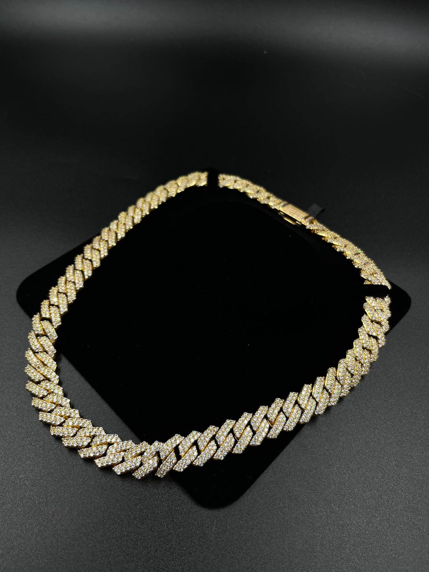 Chaîne à maillons cubains 14mm (Miami prong)