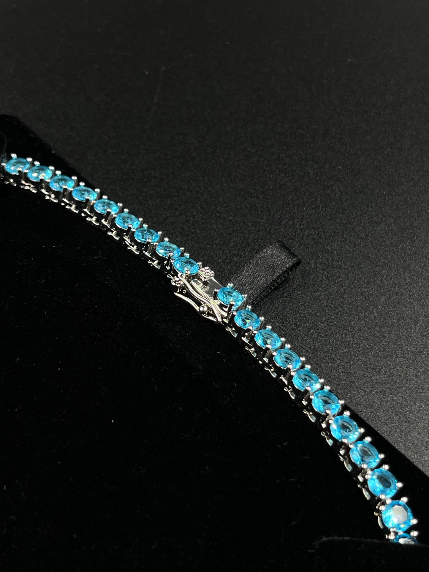 Chaîne tennis 5mm blue