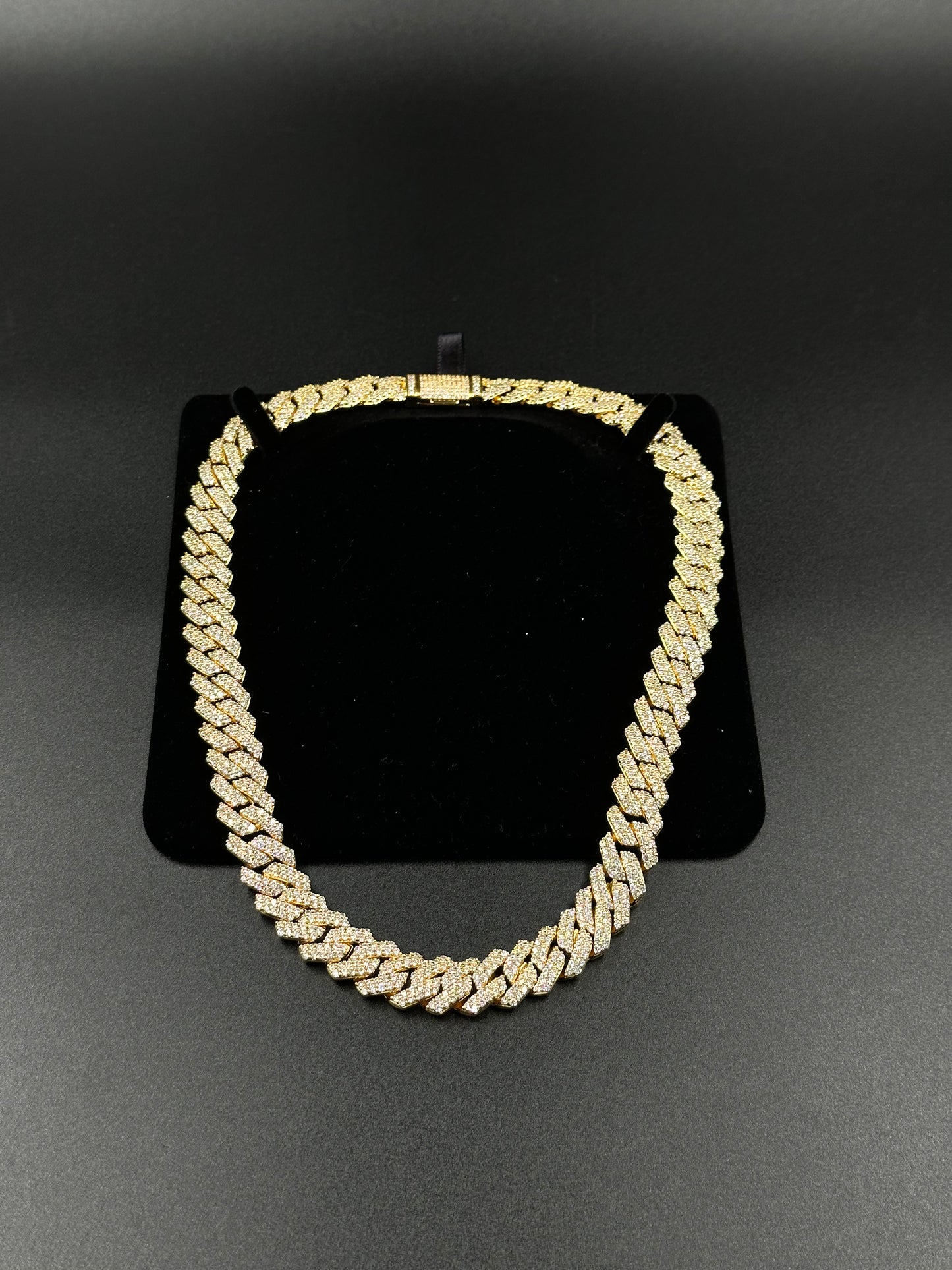 Chaîne à maillons cubains 14mm (Miami prong)