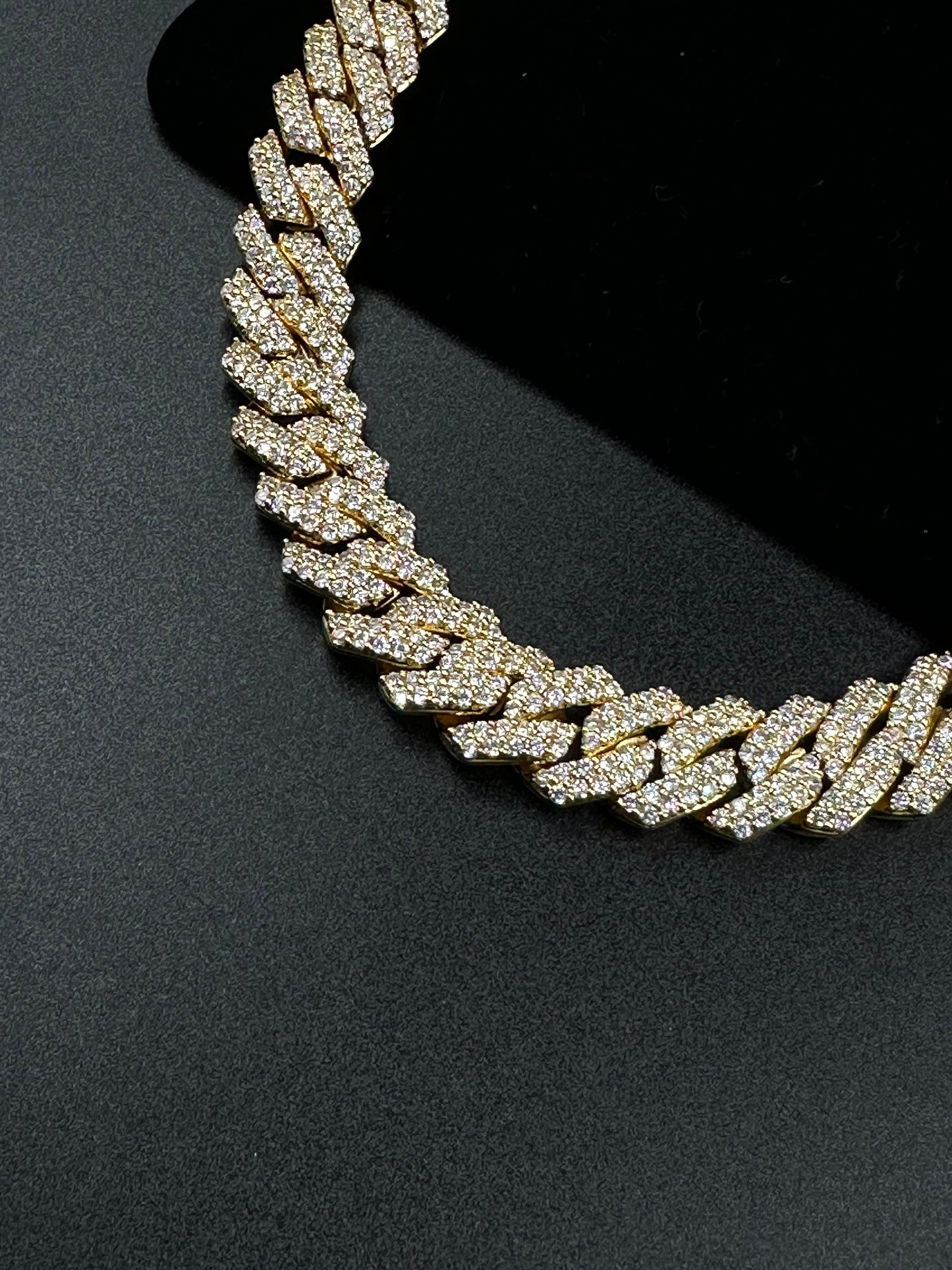 Chaîne à maillons cubains 14mm (Miami prong)