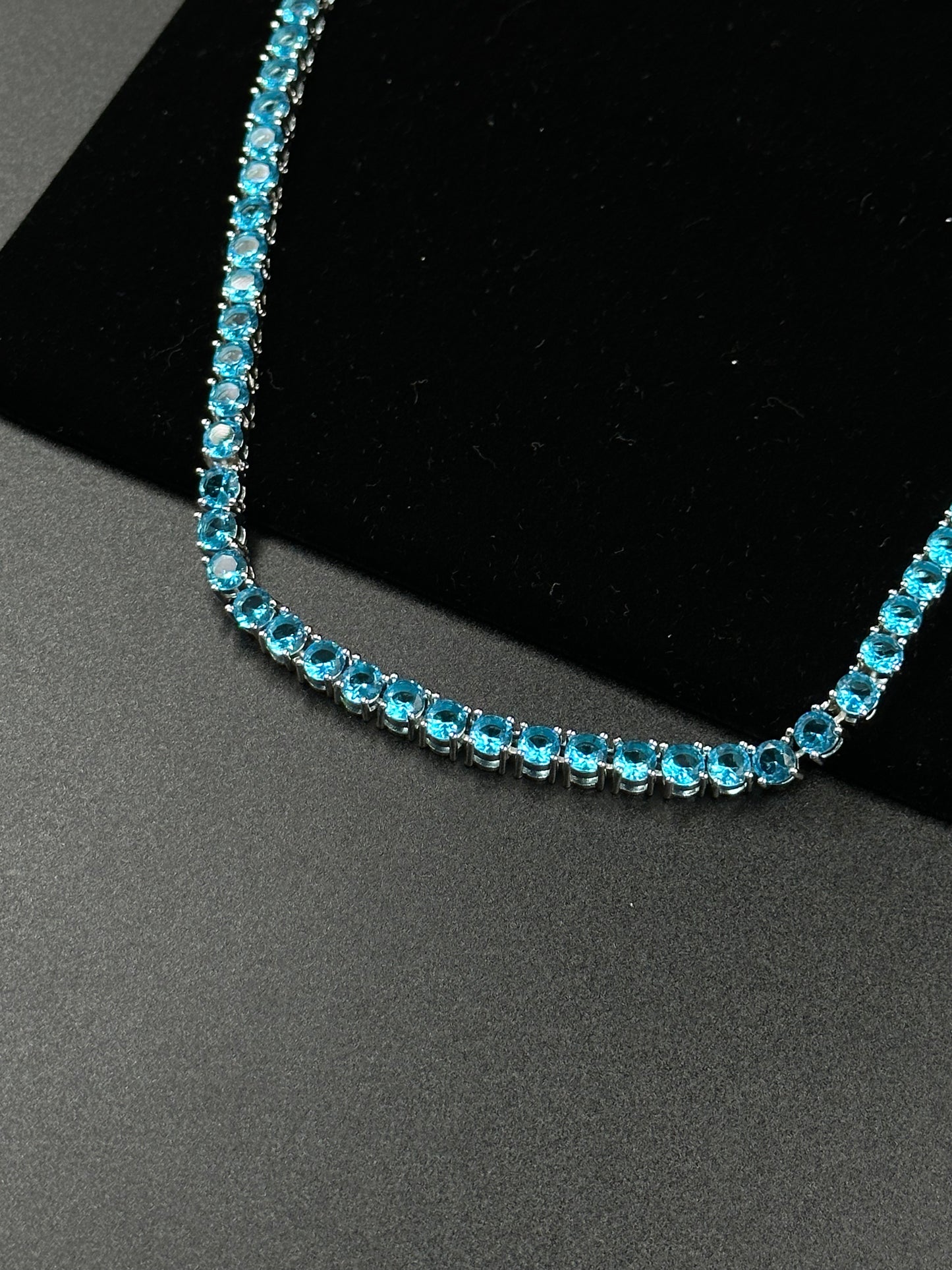 Chaîne tennis 5mm blue