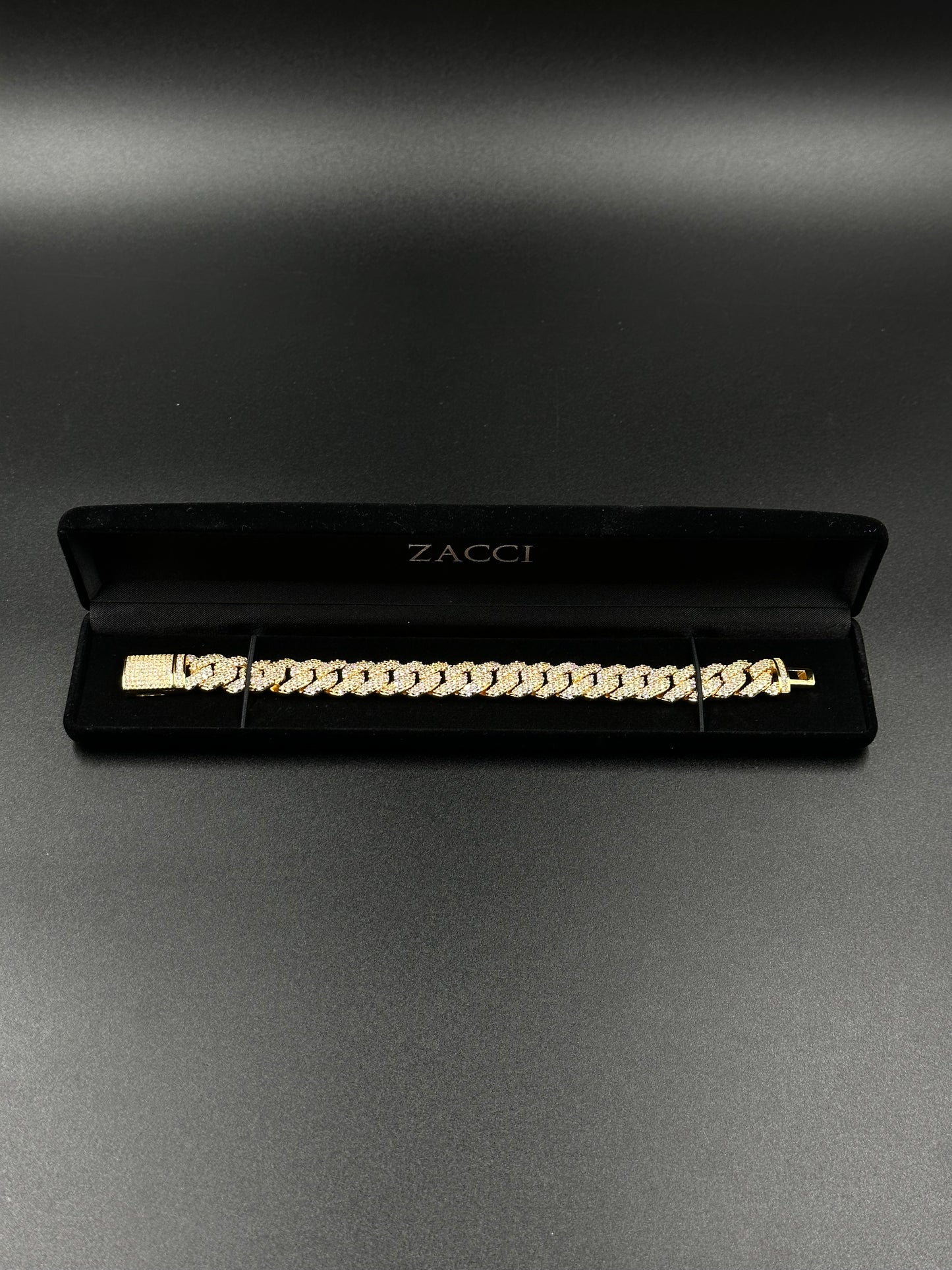 Bracelet à maillions cubains 14mm