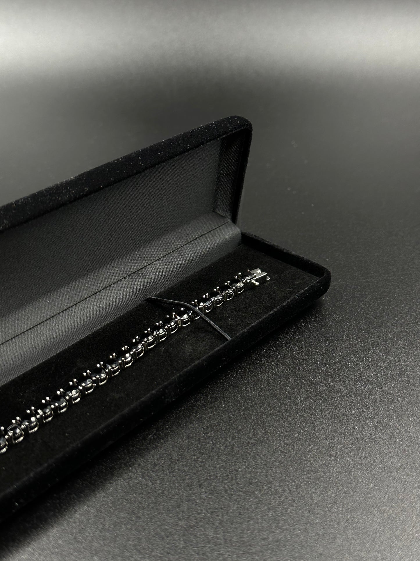 Bracelet tennis 5mm black