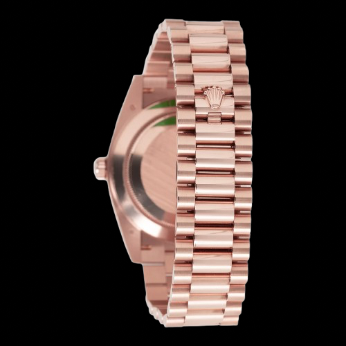 Rose Gold Rolex Day-Date Green Face